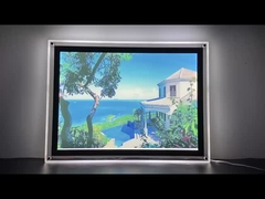 80000 uur Led Light Box Frame Exhibition Display Backlit Light Box RoSH