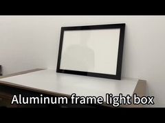 Hoe verander ik het beeld in het aluminium frame magnetische lichtdoos?