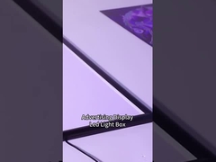 Weet je hoe je posters moet vervangen in deze aluminium lichtdoos?