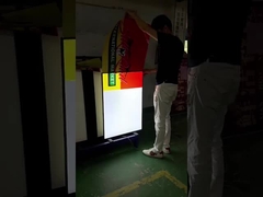 Een poster lichtdoos die door velen is begunstigd.