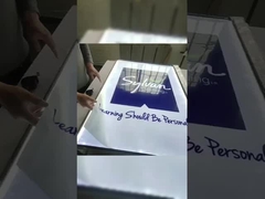 Ultra Slim Advertising Light Boxes Restaurant winkel gehard glas Led Light Box