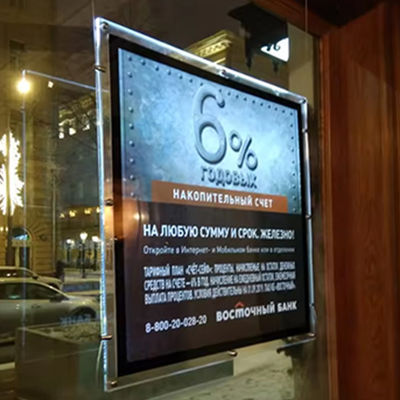 kopen Advertentie Crystal Light Box 240V Led Sign Board Voor Restaurant Display online vervaardiging