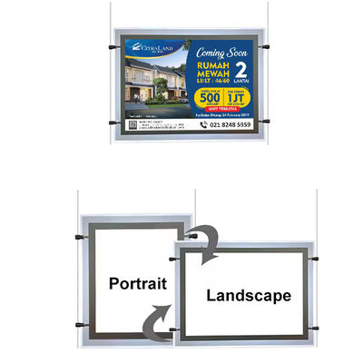 kopen OEM Hangend Acryl Led Sign Board Crystal LED Ultra Thin Led Light Box Tracing Pad online vervaardiging