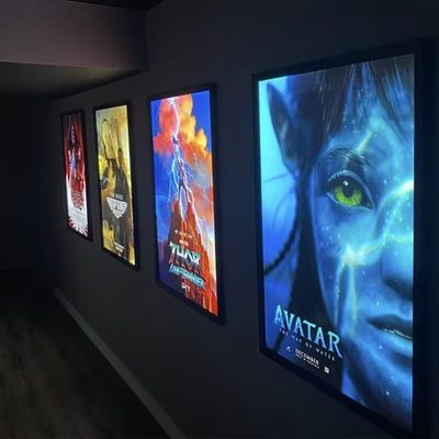 kopen Restaurant menu bord Reclame lichtdozen Film poster frame Ultra dunne led lichtdoos online vervaardiging