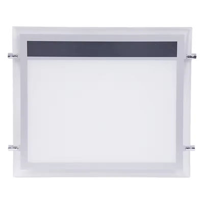 kopen SMD LED Crystal Light Box Zilveren reclame Neon Box 2835 LED Strip Acrylpaneel online vervaardiging
