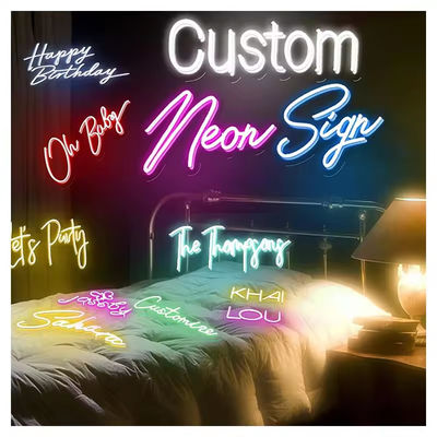 kopen 15 mm 10 mm buis Neon Led Light Sign Verticaal Horizontaal Hangend 12V Light Up Naambord online vervaardiging