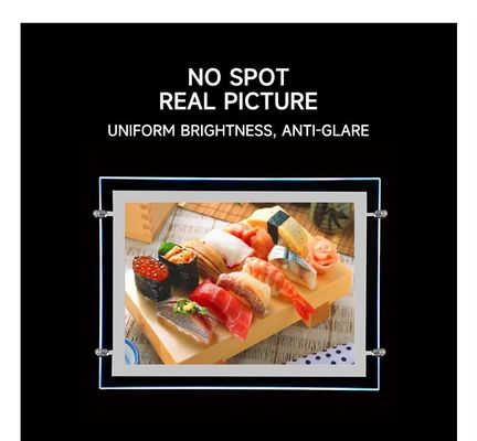 kopen Landschap onroerend goed venster hangend display kantoor A4 reclame led light box online vervaardiging