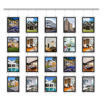 kopen Rectangular Crystal Light Box 5000lumen Real Estate Ad Light Box Display Voor kristallen CE online vervaardiging