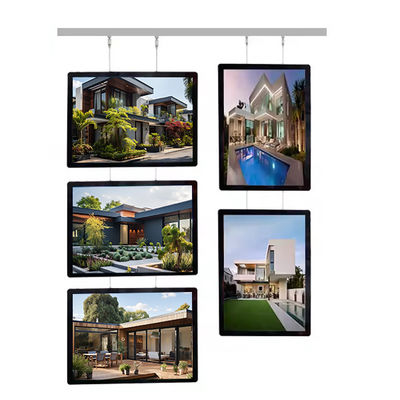 kopen Persoonlijk ophangend A3/A4 portret Led Crystal Frame Acrylic Crystal Light Box online vervaardiging