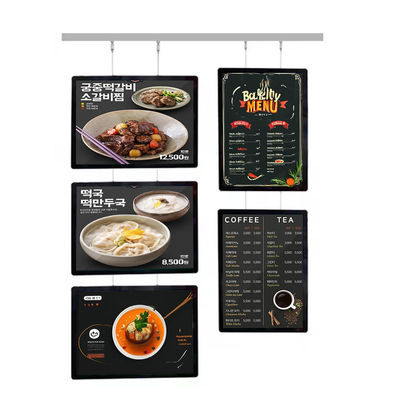 kopen Magnetische A4 vastgoedmakelaar hangende acryl led reclame lichtdozen online vervaardiging