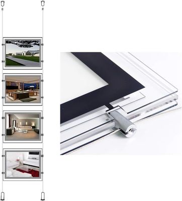 kopen A4 Landscape Crystal Light Box with Innovative Hidden Fixtures and Highest Brightness LED Backlit for Long Life No Maintenance online vervaardiging