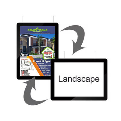 A4 210mm*297mm Retail Displays Box Foto Frame voor visuele merchandising