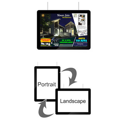 Afbeeldingsraam Foto Reclame lichtdozen Acryl led paneel 210mm X 297mm