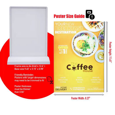 Dubbelzijdig oplaadbaar lichtpad 5V 2A Led Display Boxes