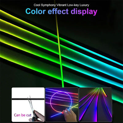 18 In 1 Auto Omgevingsverlichting Licht Neon Buitenste Streep 96MHz RGB Auto Atmosphere Lights