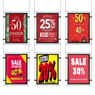 Premium kristallen lichtbak met duurzame aluminium frames, gebruiksvriendelijk ontwerp en modieuze uitstraling voor reclame